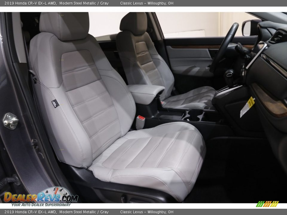 2019 Honda CR-V EX-L AWD Modern Steel Metallic / Gray Photo #16