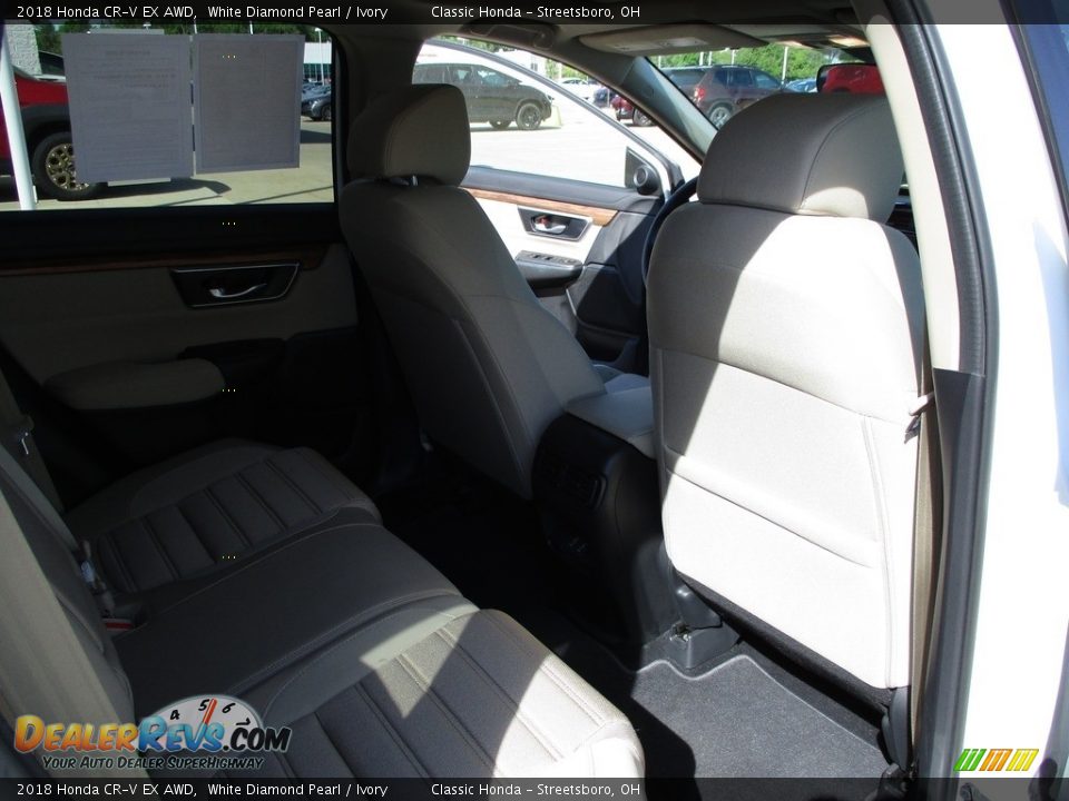 2018 Honda CR-V EX AWD White Diamond Pearl / Ivory Photo #18