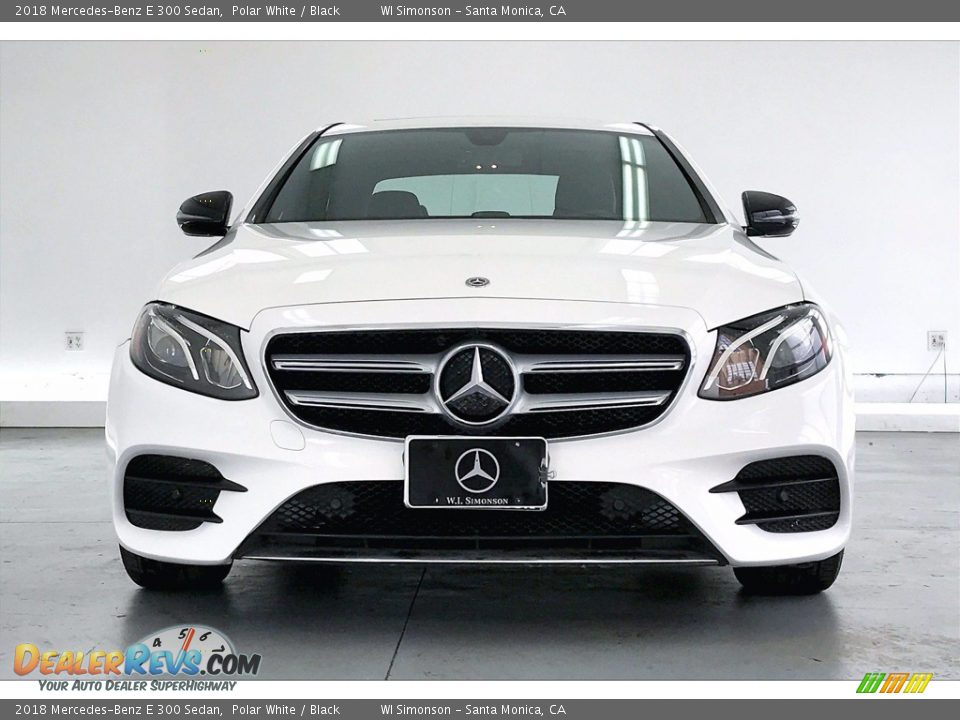 2018 Mercedes-Benz E 300 Sedan Polar White / Black Photo #2