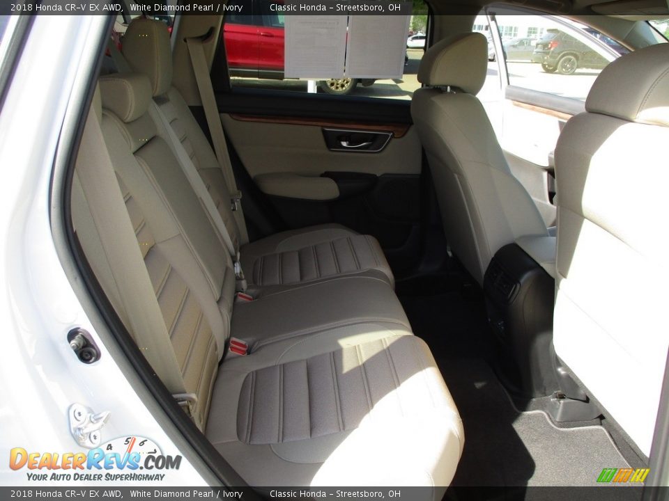 2018 Honda CR-V EX AWD White Diamond Pearl / Ivory Photo #19