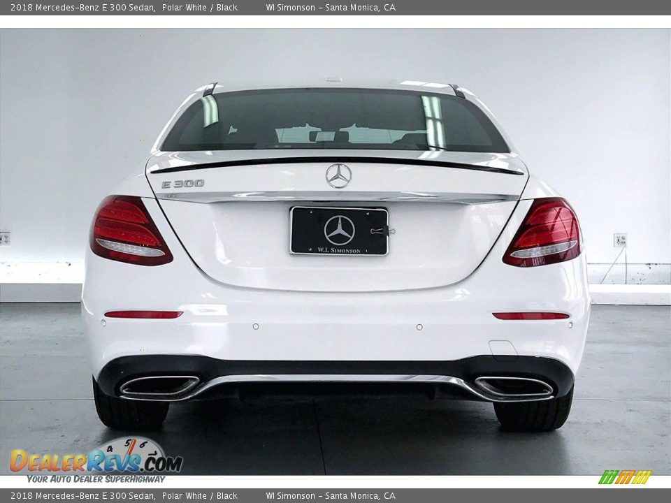 2018 Mercedes-Benz E 300 Sedan Polar White / Black Photo #3