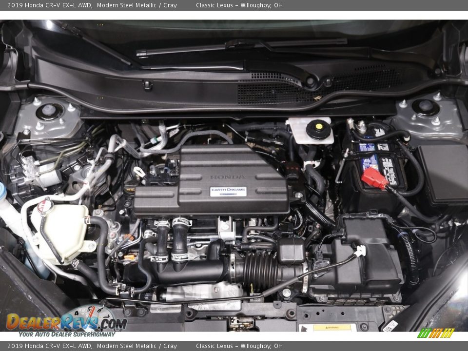 2019 Honda CR-V EX-L AWD Modern Steel Metallic / Gray Photo #20