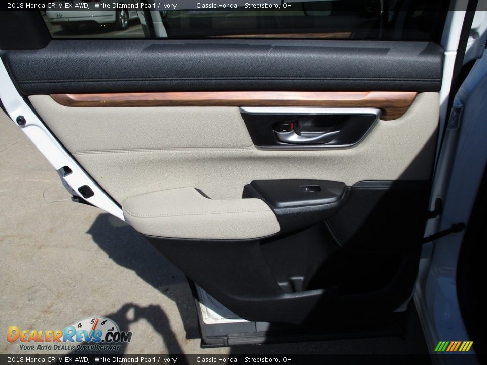 2018 Honda CR-V EX AWD White Diamond Pearl / Ivory Photo #22