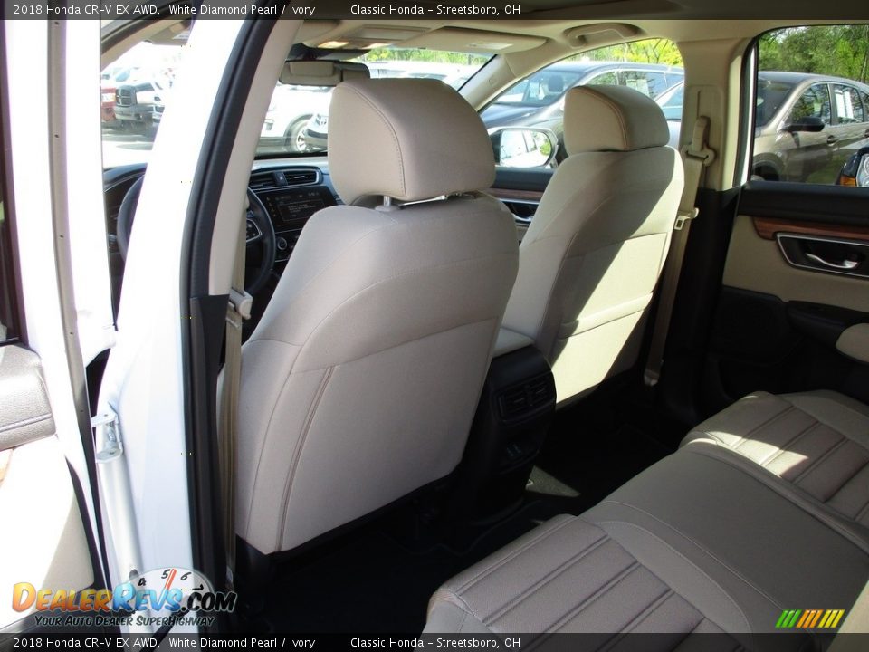 2018 Honda CR-V EX AWD White Diamond Pearl / Ivory Photo #23