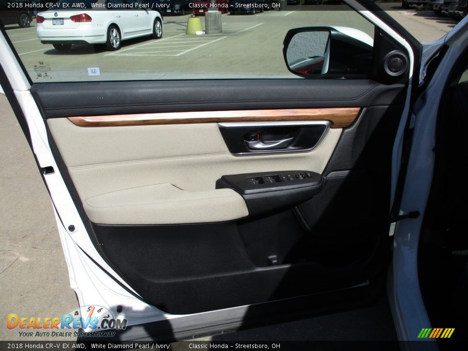 2018 Honda CR-V EX AWD White Diamond Pearl / Ivory Photo #26
