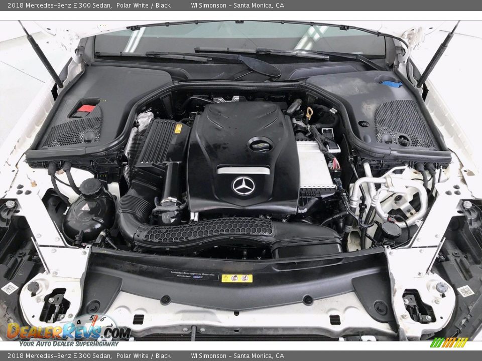 2018 Mercedes-Benz E 300 Sedan Polar White / Black Photo #9