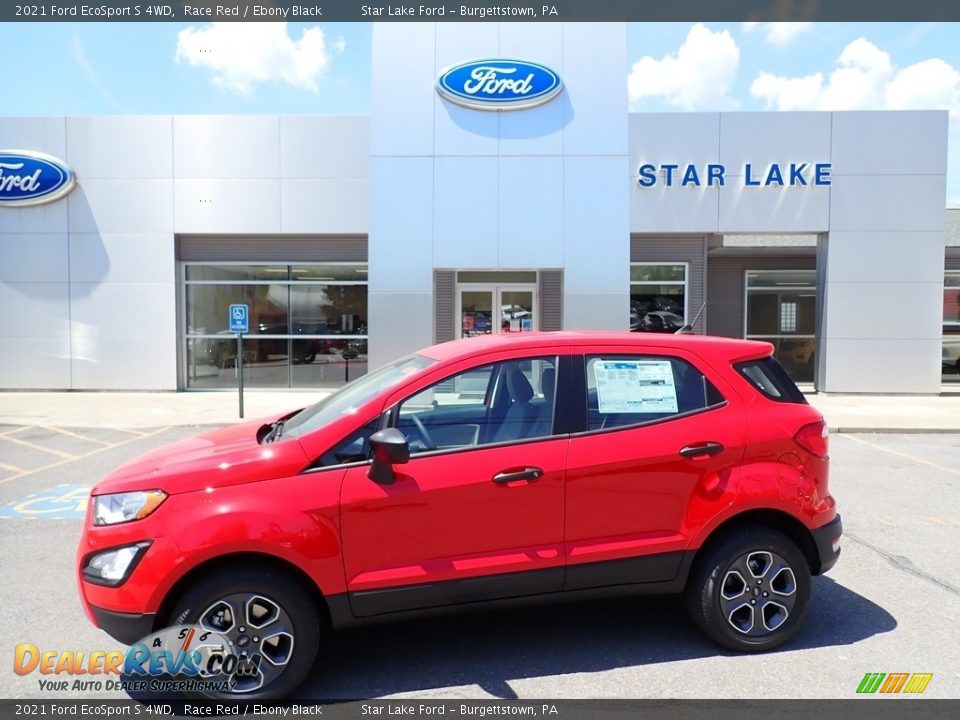 2021 Ford EcoSport S 4WD Race Red / Ebony Black Photo #1