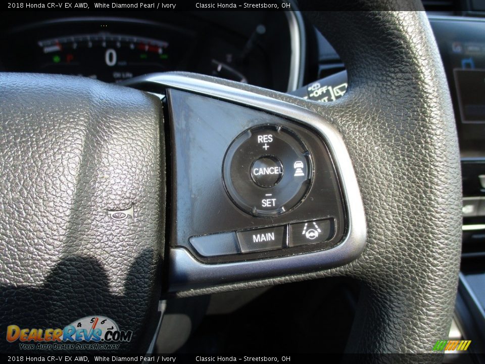 2018 Honda CR-V EX AWD White Diamond Pearl / Ivory Photo #32