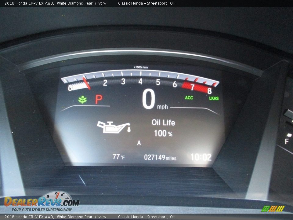 2018 Honda CR-V EX AWD White Diamond Pearl / Ivory Photo #33