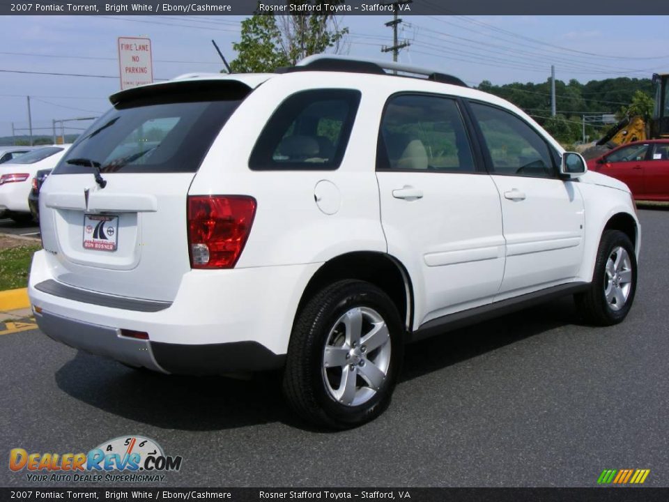 2007 Pontiac Torrent Bright White / Ebony/Cashmere Photo #3