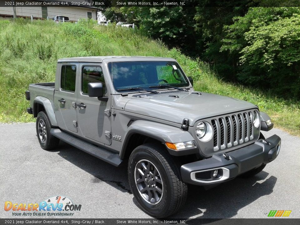 2021 Jeep Gladiator Overland 4x4 Sting-Gray / Black Photo #4