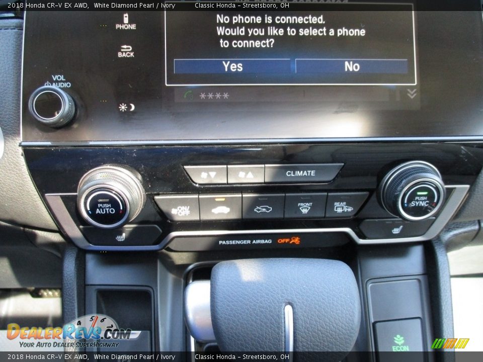 2018 Honda CR-V EX AWD White Diamond Pearl / Ivory Photo #35