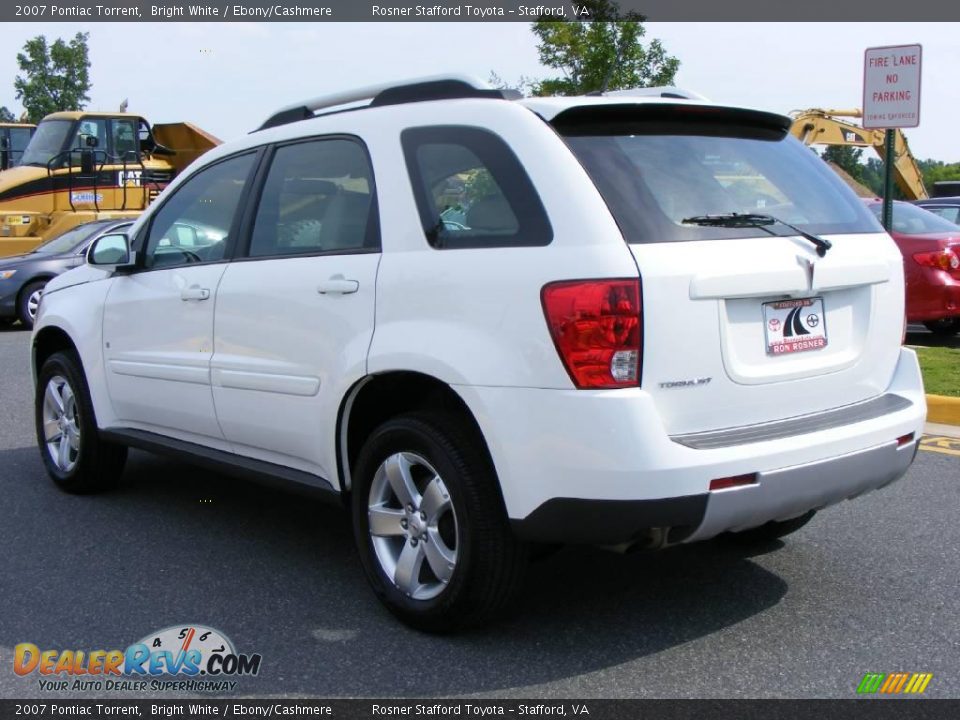 2007 Pontiac Torrent Bright White / Ebony/Cashmere Photo #4