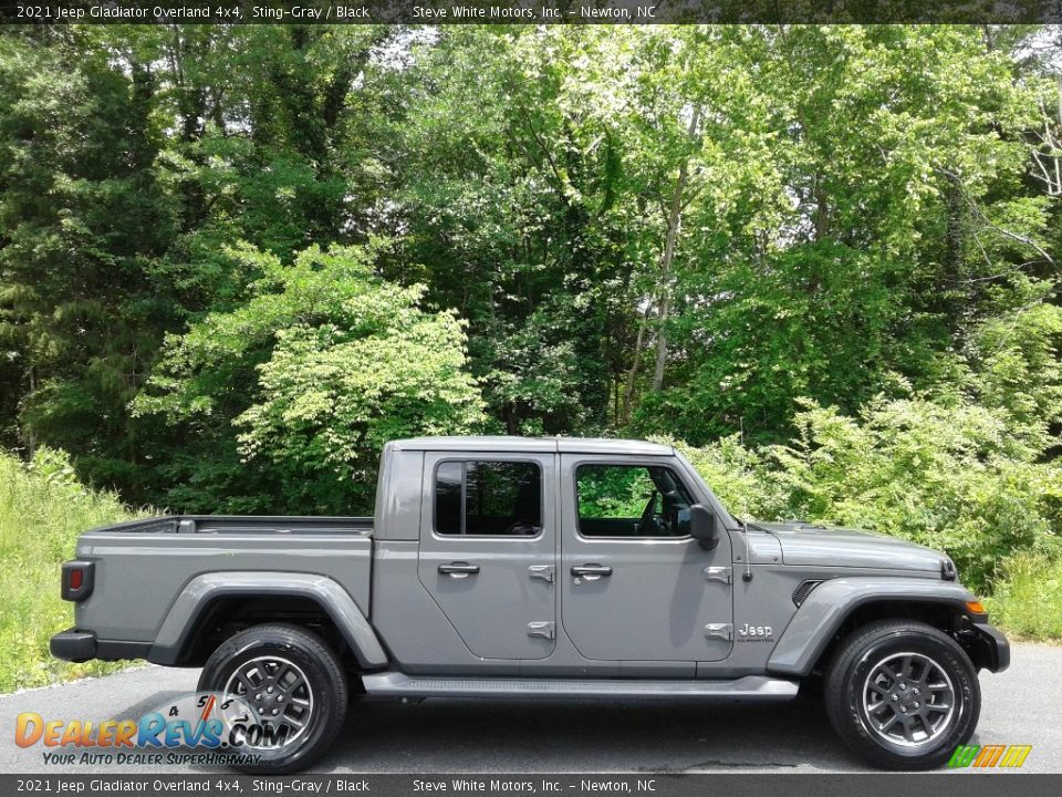 2021 Jeep Gladiator Overland 4x4 Sting-Gray / Black Photo #5