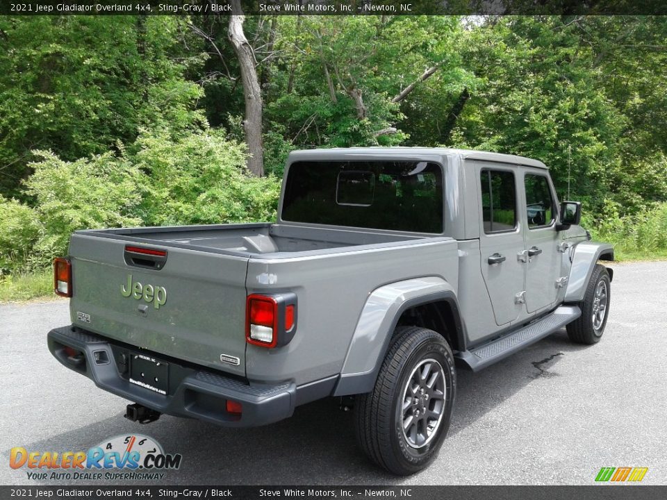 2021 Jeep Gladiator Overland 4x4 Sting-Gray / Black Photo #6