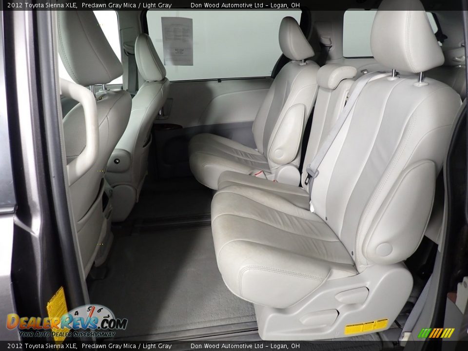 2012 Toyota Sienna XLE Predawn Gray Mica / Light Gray Photo #27