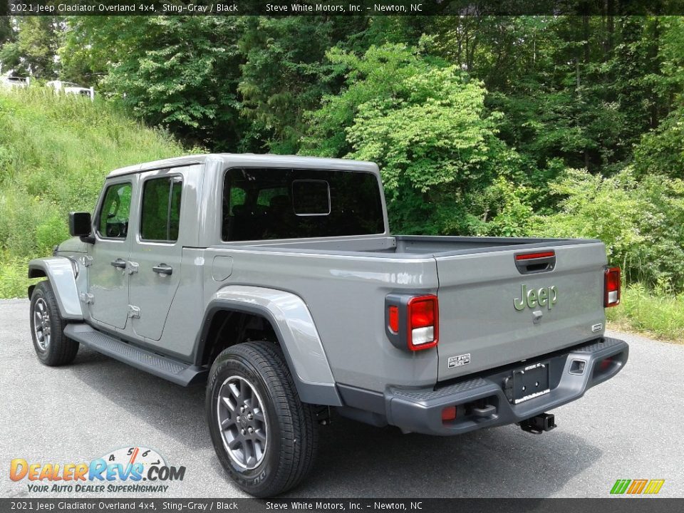 2021 Jeep Gladiator Overland 4x4 Sting-Gray / Black Photo #9