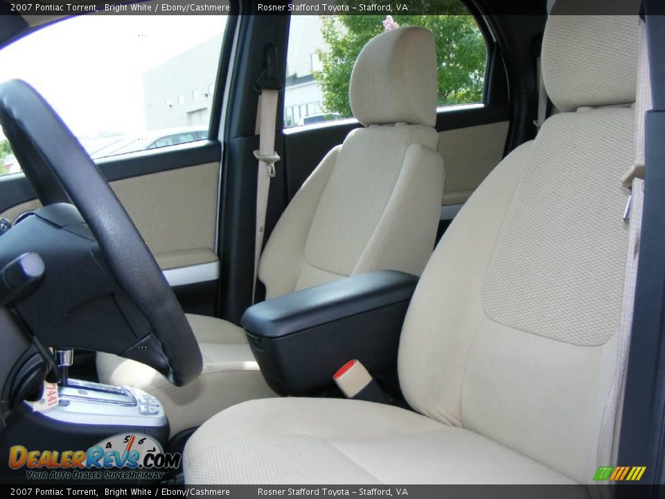 2007 Pontiac Torrent Bright White / Ebony/Cashmere Photo #6