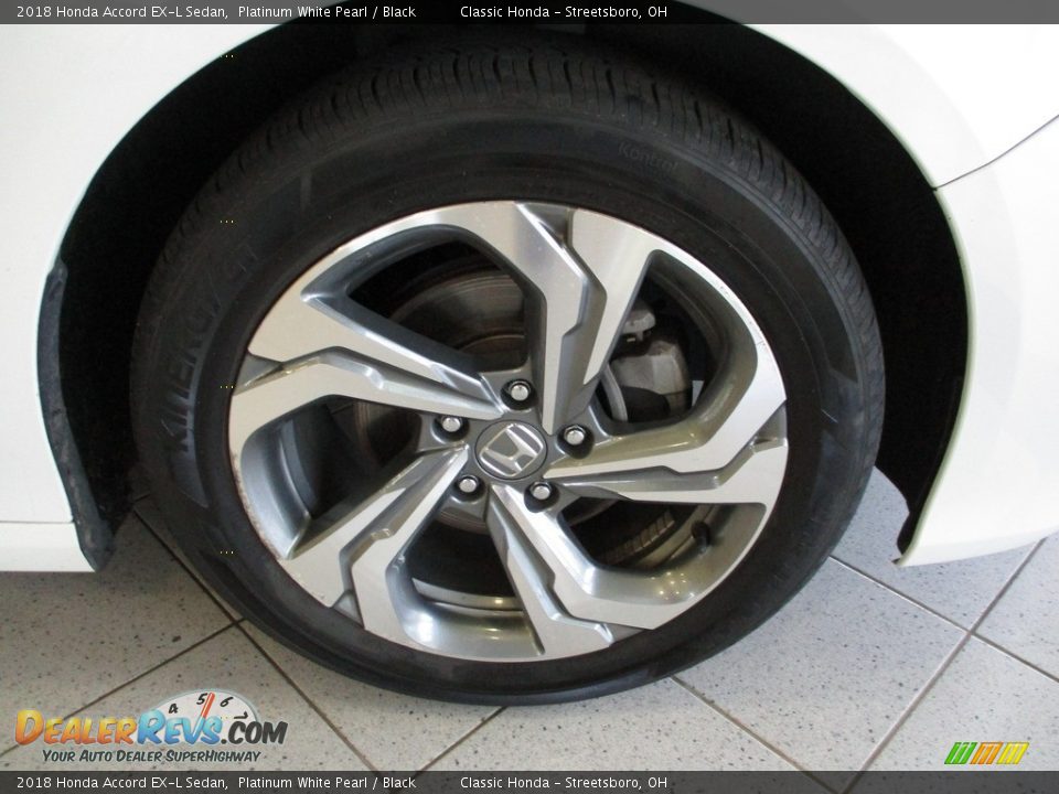 2018 Honda Accord EX-L Sedan Platinum White Pearl / Black Photo #5