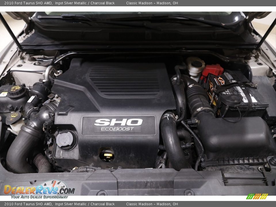 2010 Ford Taurus SHO AWD Ingot Silver Metallic / Charcoal Black Photo #18