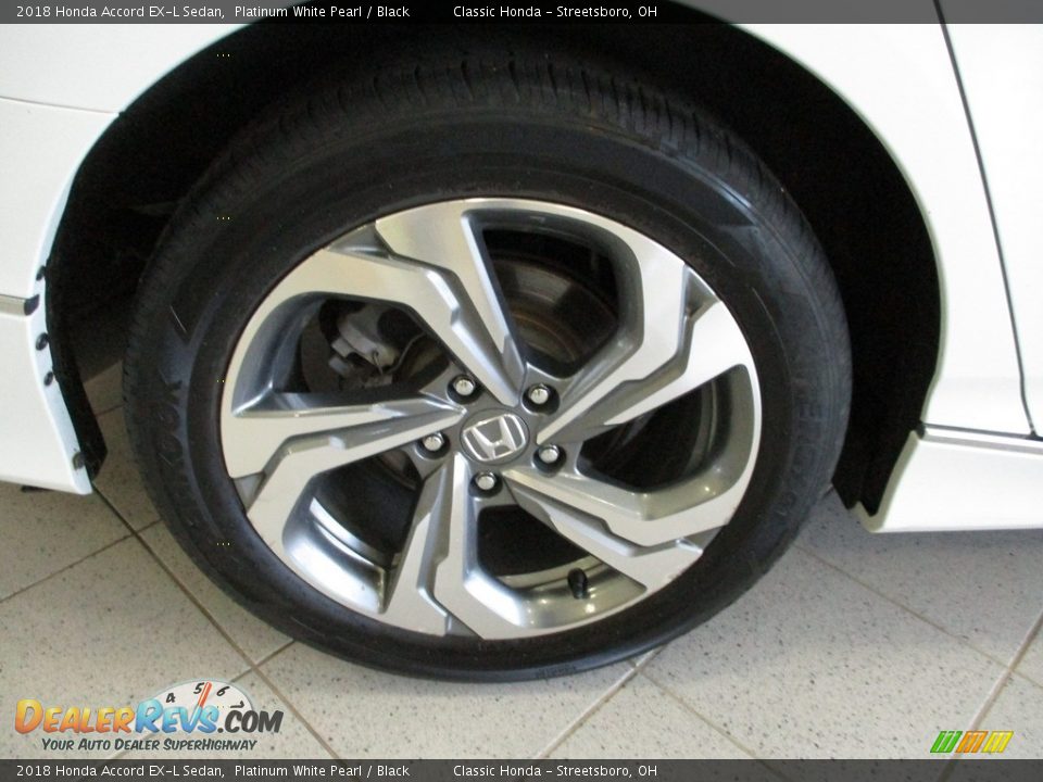 2018 Honda Accord EX-L Sedan Platinum White Pearl / Black Photo #6