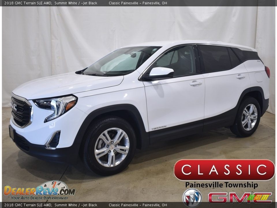 2018 GMC Terrain SLE AWD Summit White / ­Jet Black Photo #1