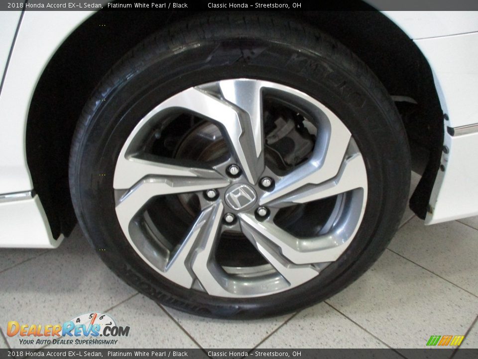 2018 Honda Accord EX-L Sedan Platinum White Pearl / Black Photo #11