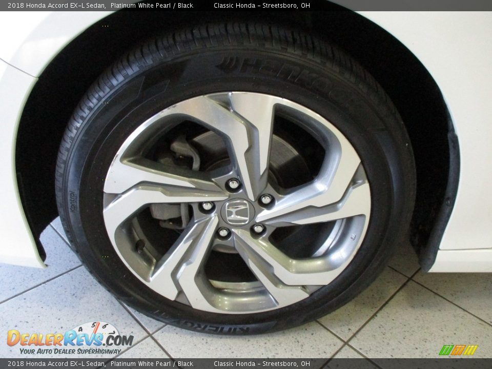 2018 Honda Accord EX-L Sedan Platinum White Pearl / Black Photo #12