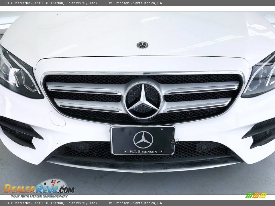 2018 Mercedes-Benz E 300 Sedan Polar White / Black Photo #30