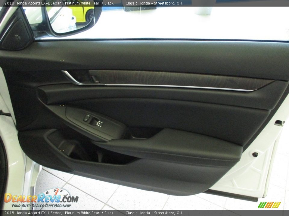 2018 Honda Accord EX-L Sedan Platinum White Pearl / Black Photo #14