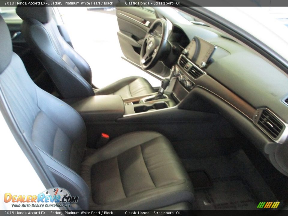 2018 Honda Accord EX-L Sedan Platinum White Pearl / Black Photo #16