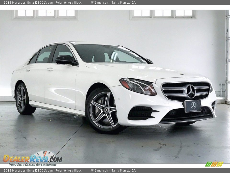 2018 Mercedes-Benz E 300 Sedan Polar White / Black Photo #34