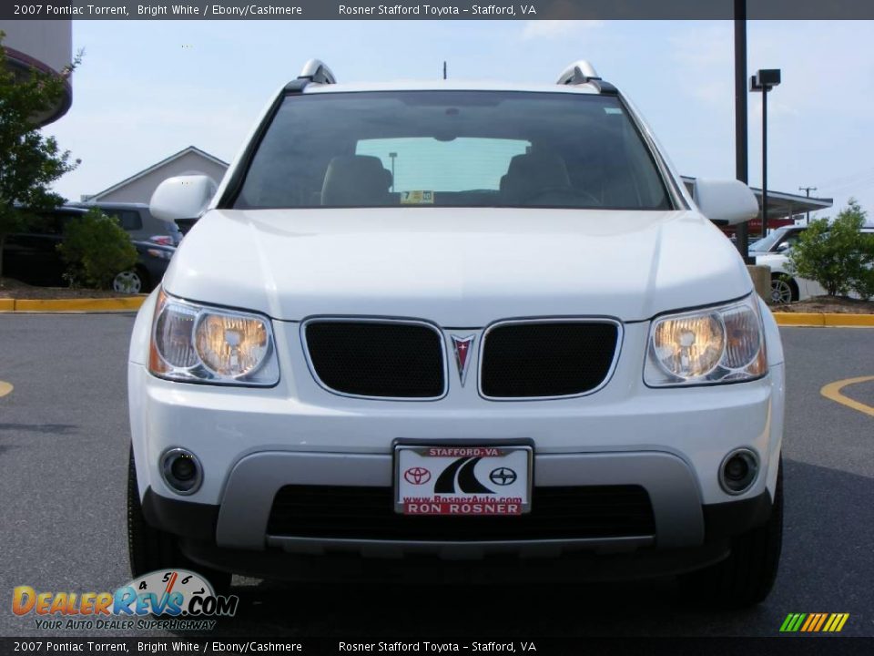 2007 Pontiac Torrent Bright White / Ebony/Cashmere Photo #14