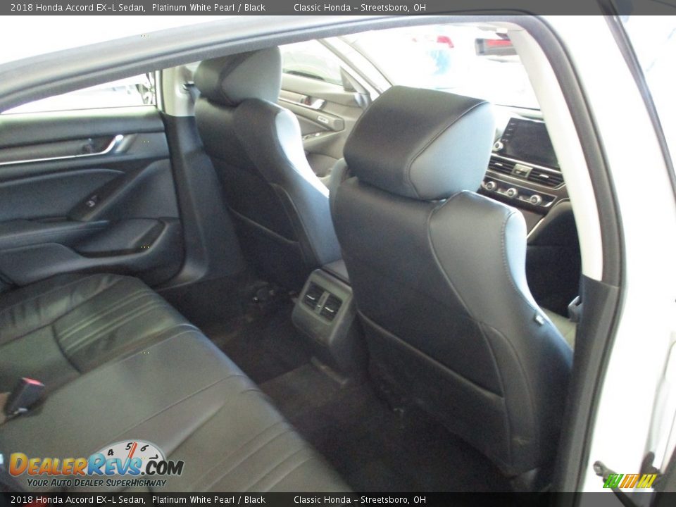 2018 Honda Accord EX-L Sedan Platinum White Pearl / Black Photo #19