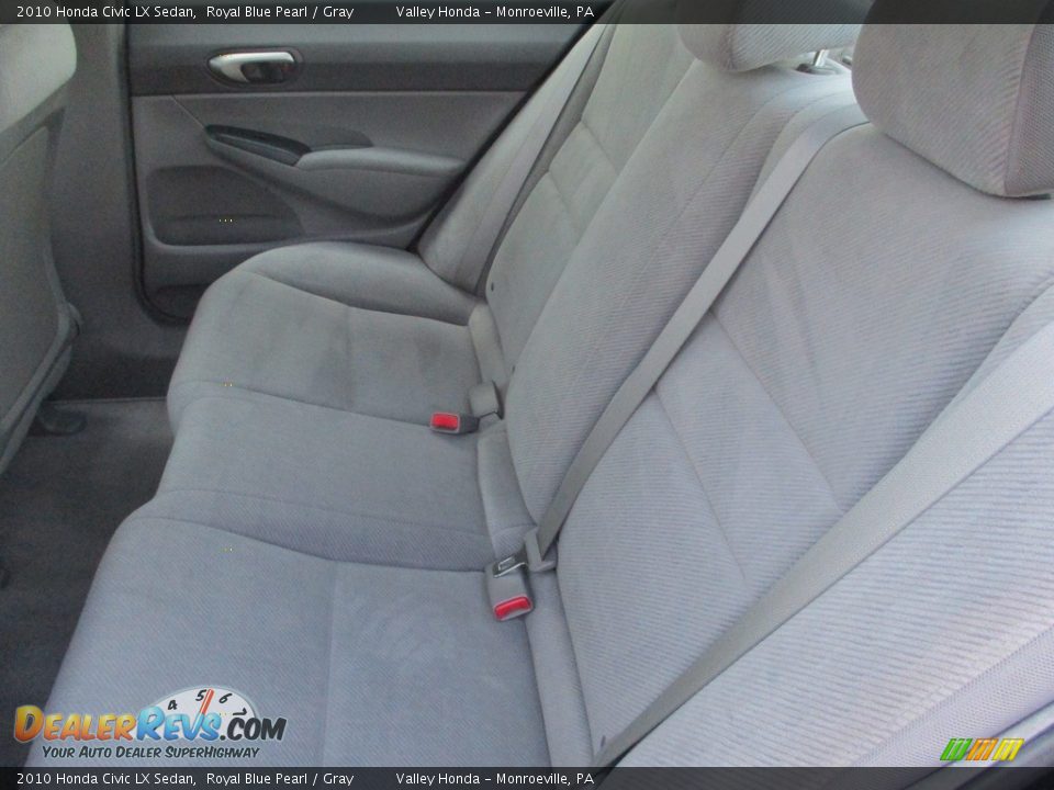 2010 Honda Civic LX Sedan Royal Blue Pearl / Gray Photo #12