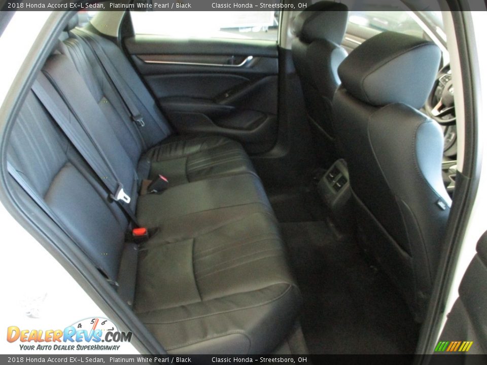 2018 Honda Accord EX-L Sedan Platinum White Pearl / Black Photo #20