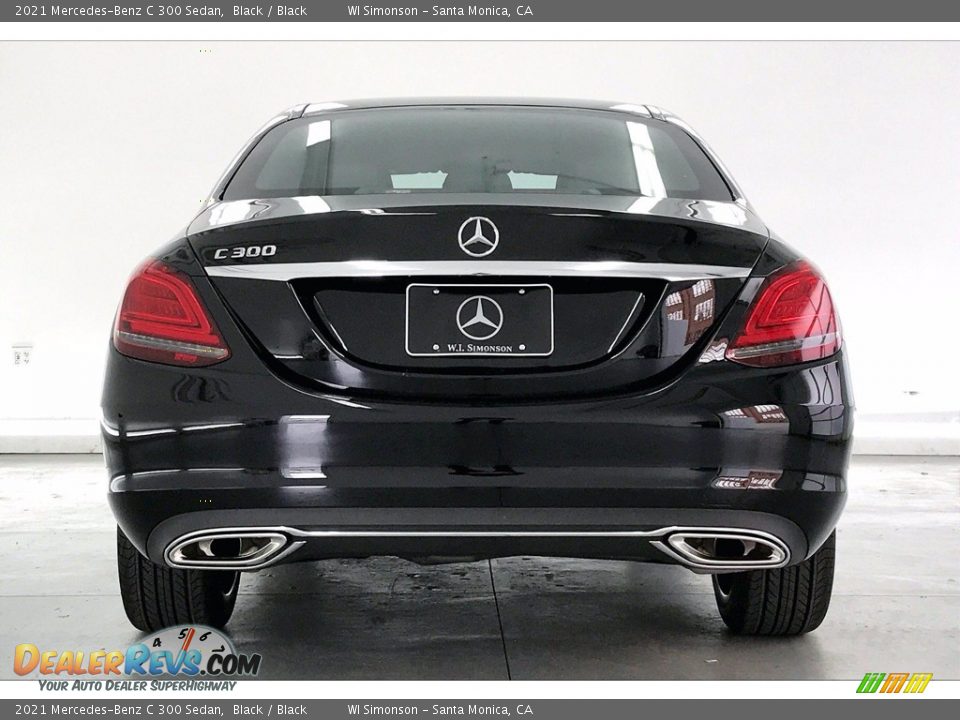 2021 Mercedes-Benz C 300 Sedan Black / Black Photo #3