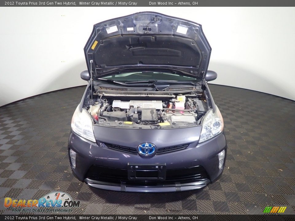 2012 Toyota Prius 3rd Gen Two Hybrid Winter Gray Metallic / Misty Gray Photo #6