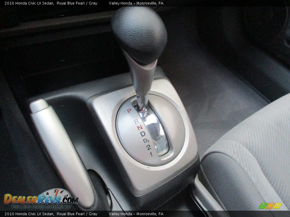2010 Honda Civic LX Sedan Royal Blue Pearl / Gray Photo #15