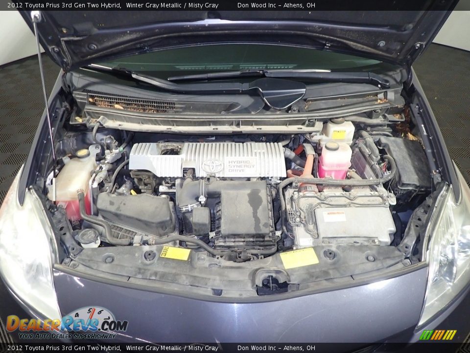 2012 Toyota Prius 3rd Gen Two Hybrid Winter Gray Metallic / Misty Gray Photo #7