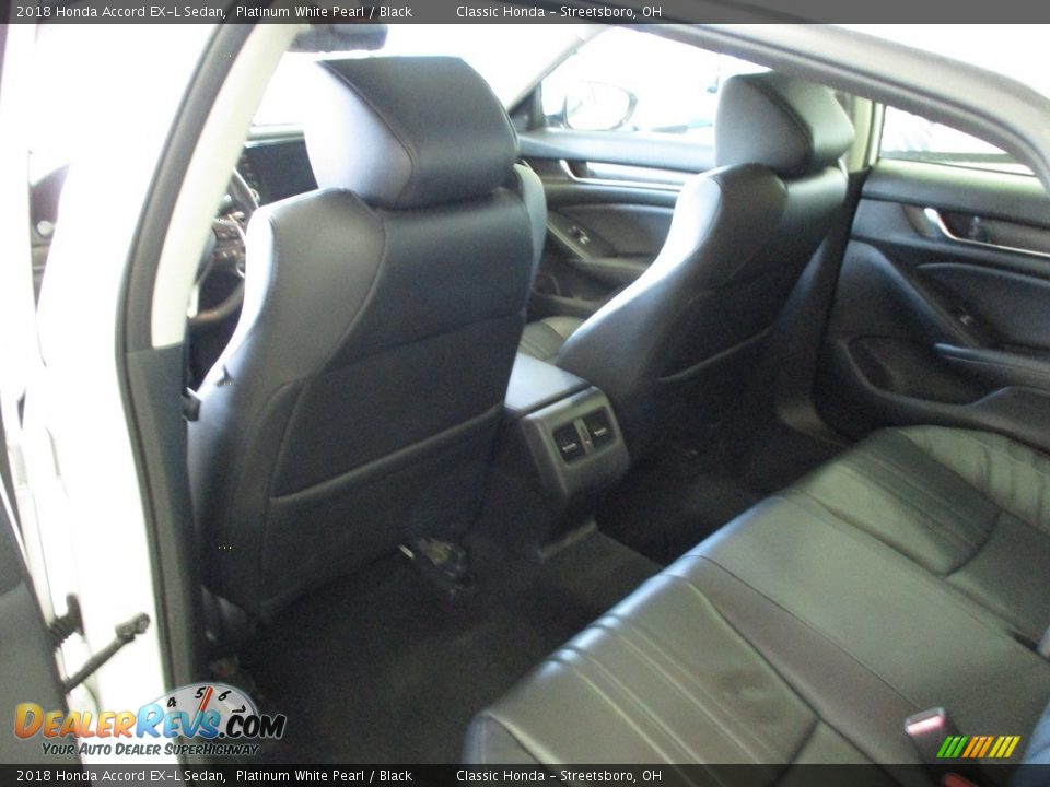 2018 Honda Accord EX-L Sedan Platinum White Pearl / Black Photo #24