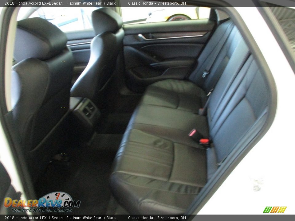 2018 Honda Accord EX-L Sedan Platinum White Pearl / Black Photo #25