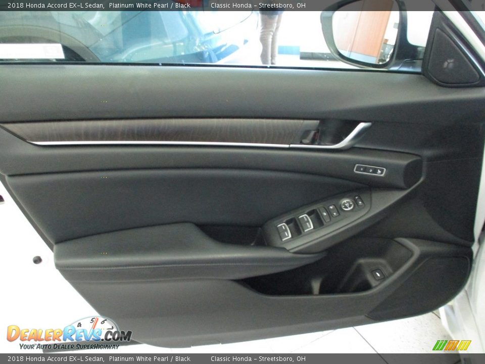 2018 Honda Accord EX-L Sedan Platinum White Pearl / Black Photo #26