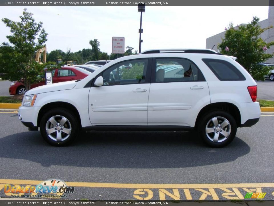 2007 Pontiac Torrent Bright White / Ebony/Cashmere Photo #18