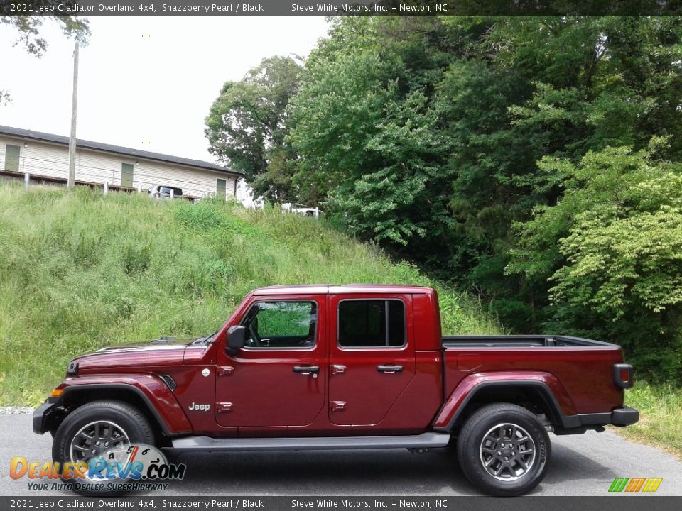 2021 Jeep Gladiator Overland 4x4 Snazzberry Pearl / Black Photo #1