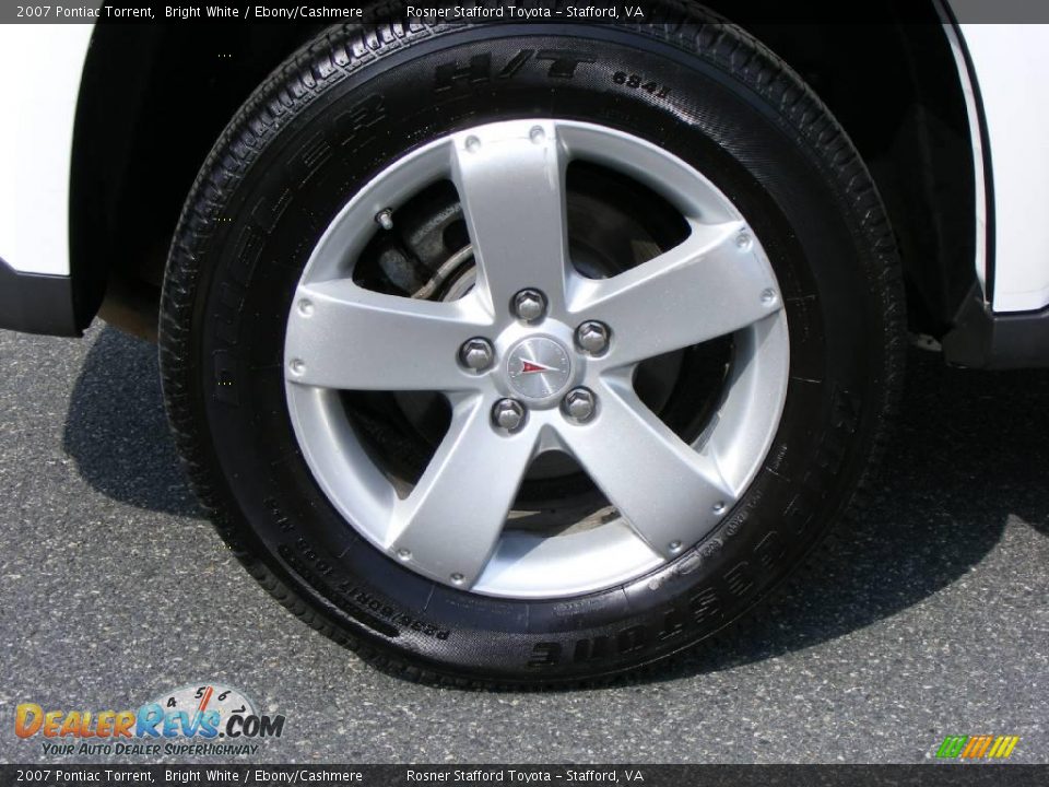 2007 Pontiac Torrent Bright White / Ebony/Cashmere Photo #19