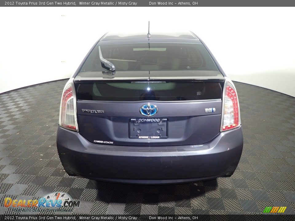 2012 Toyota Prius 3rd Gen Two Hybrid Winter Gray Metallic / Misty Gray Photo #13