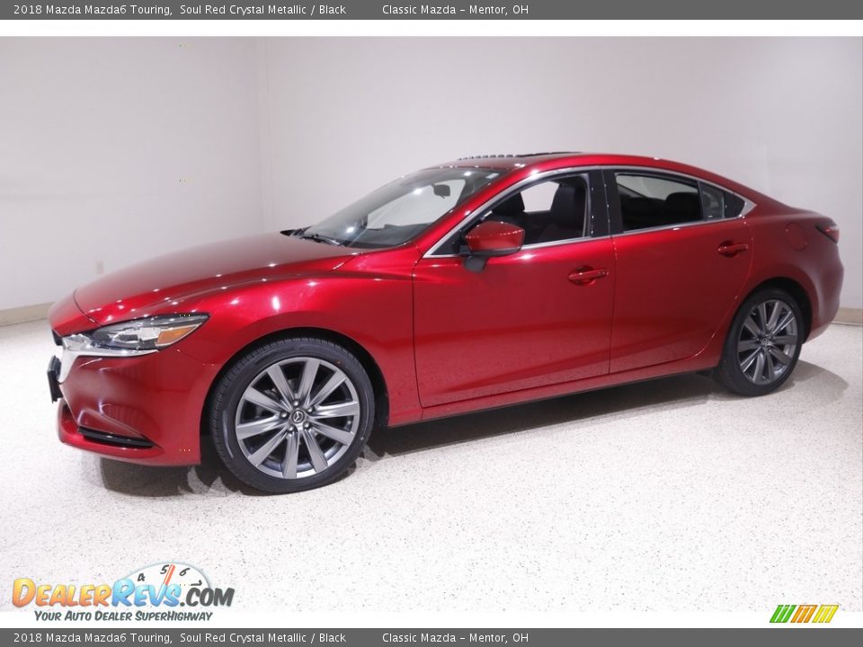 2018 Mazda Mazda6 Touring Soul Red Crystal Metallic / Black Photo #3