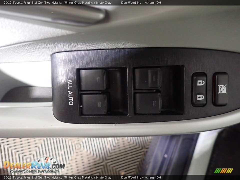 2012 Toyota Prius 3rd Gen Two Hybrid Winter Gray Metallic / Misty Gray Photo #21