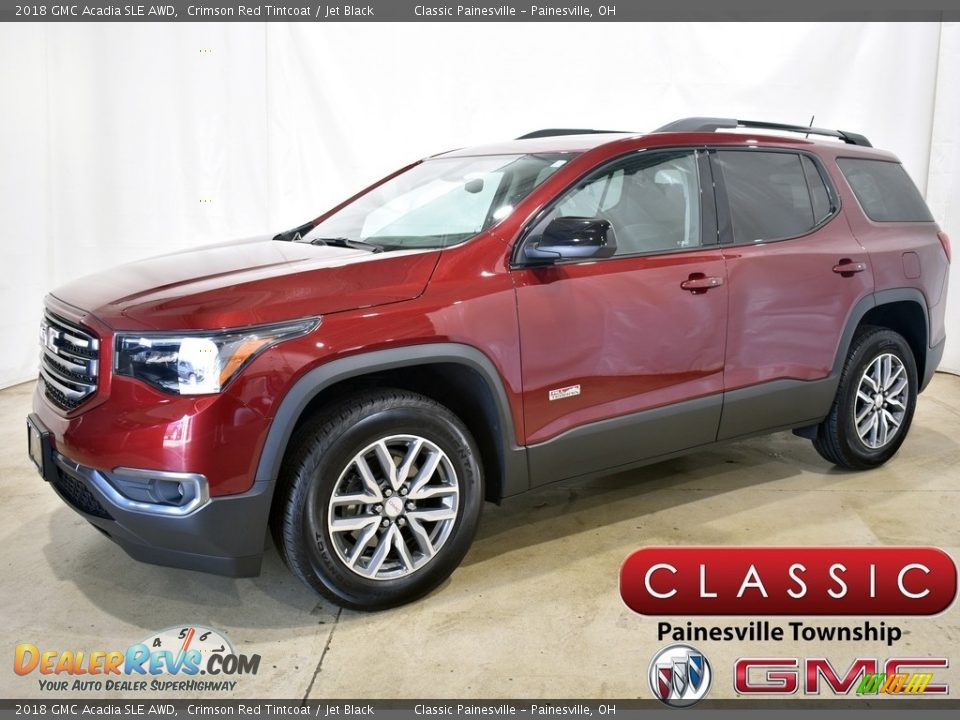 2018 GMC Acadia SLE AWD Crimson Red Tintcoat / Jet Black Photo #1